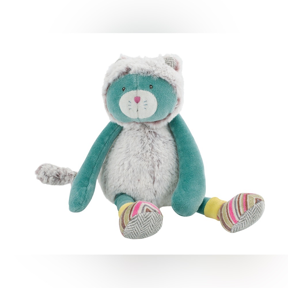 MOULIN ROTY LES PACHATS LITTLE CAT BLUE PLUSH